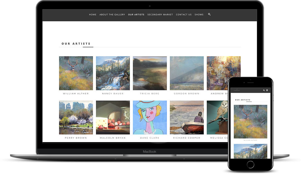 Art Gallery Websites